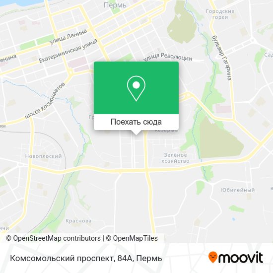 Карта Комсомольский проспект, 84А
