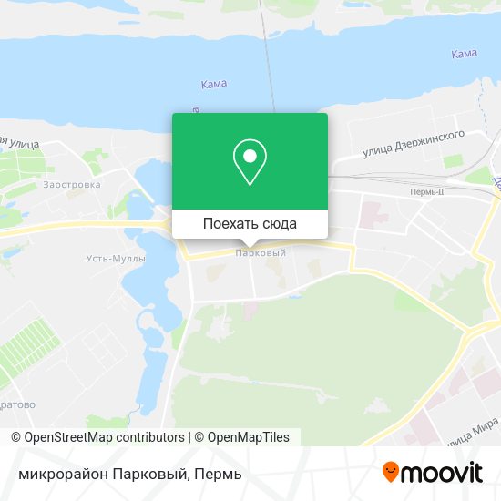 Карта микрорайон Парковый