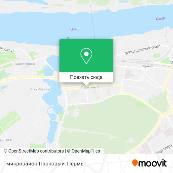 Карта микрорайон Парковый