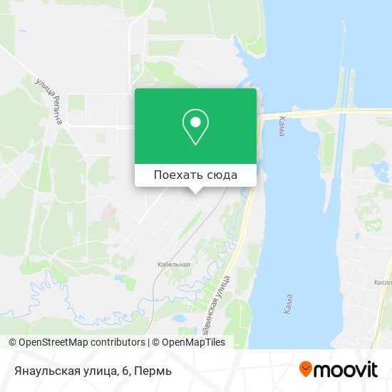 Карта Янаульская улица, 6