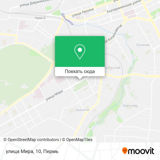 Карта улица Мира, 10