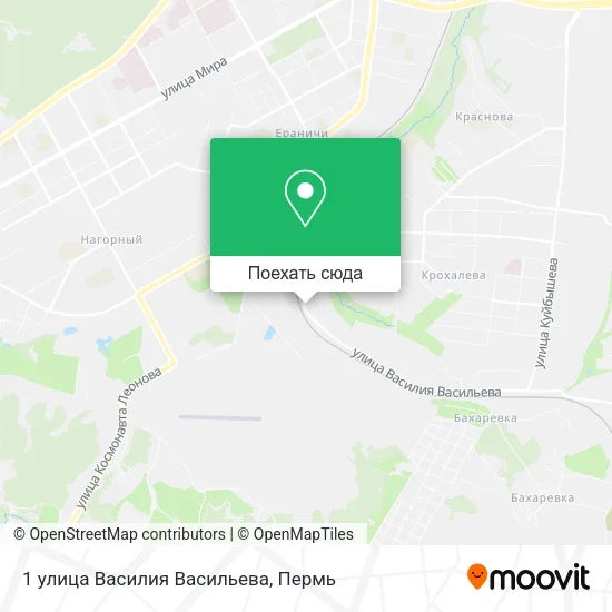 Карта 1 улица Василия Васильева