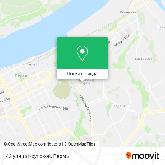 Карта 42 улица Крупской