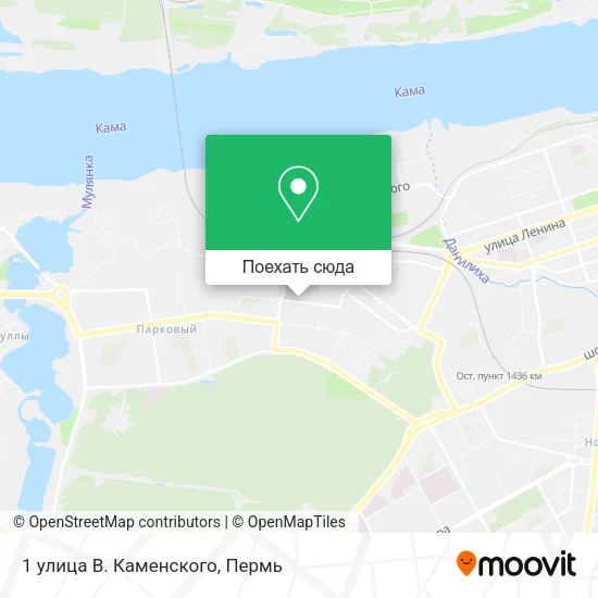 Карта 1 улица В. Каменского