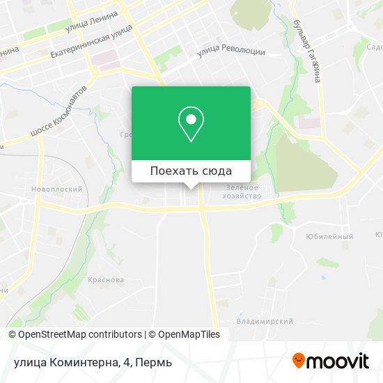 Карта улица Коминтерна, 4