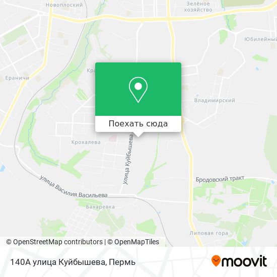 Карта 140А улица Куйбышева
