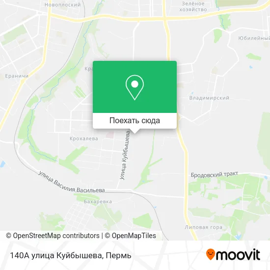 Карта 140А улица Куйбышева