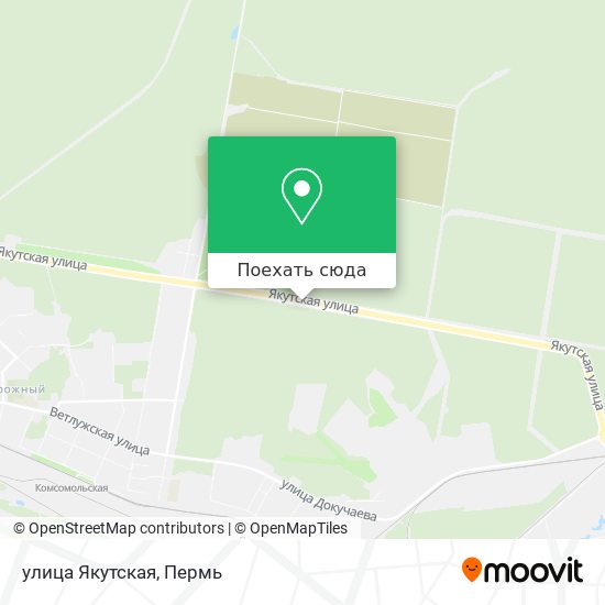 Карта улица Якутская
