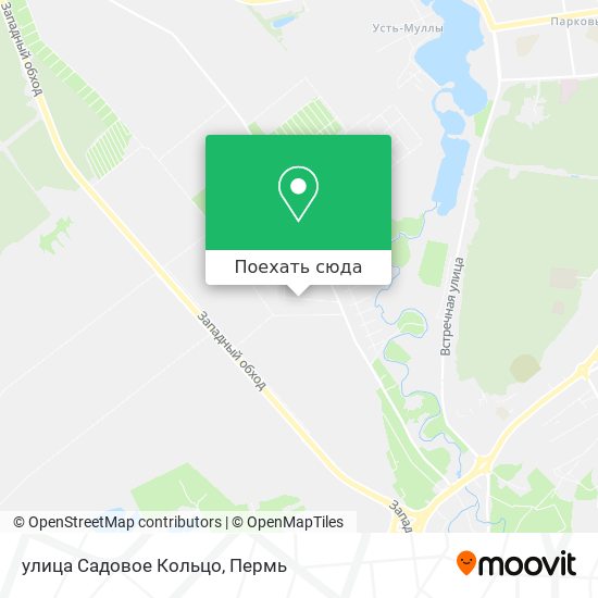 Карта улица Садовое Кольцо