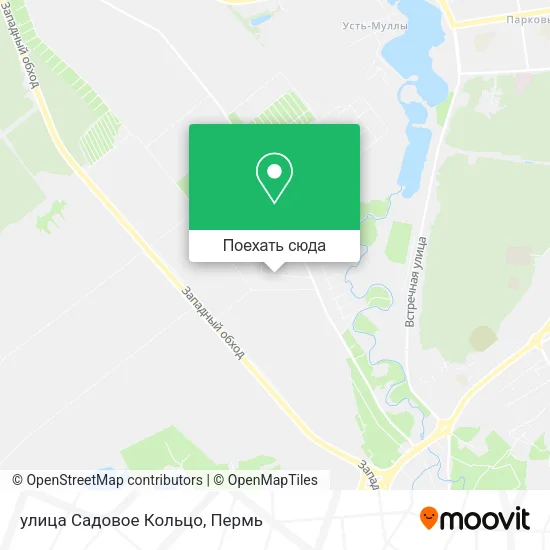 Карта улица Садовое Кольцо