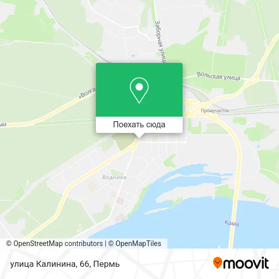 Карта улица Калинина, 66