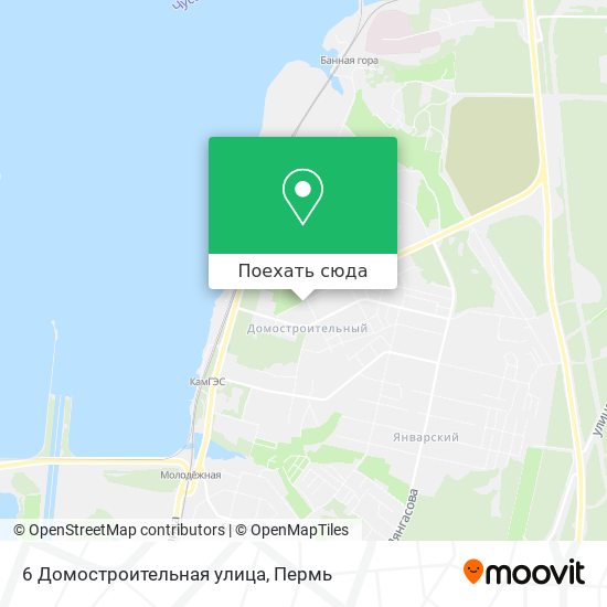 Карта 6 Домостроительная улица