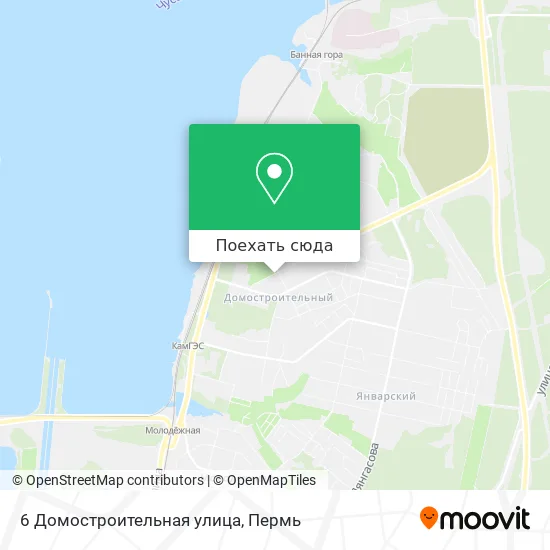 Карта 6 Домостроительная улица