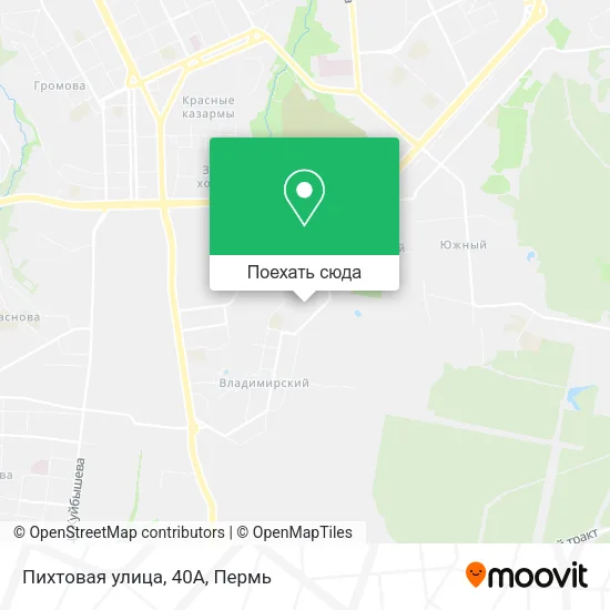 Карта Пихтовая улица, 40А