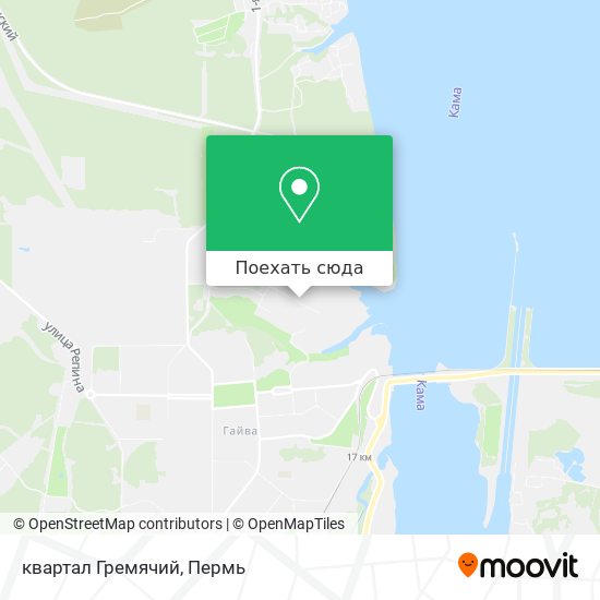 Карта квартал Гремячий