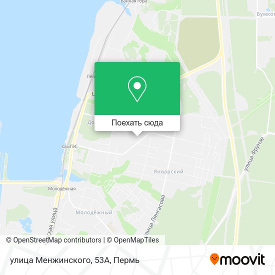 Карта улица Менжинского, 53А
