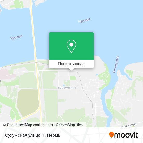 Карта Сухумская улица, 1