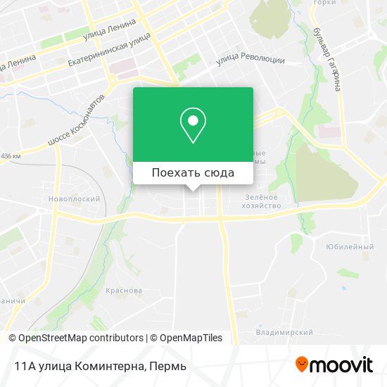 Карта 11А улица Коминтерна