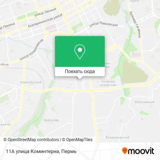 Карта 11А улица Коминтерна