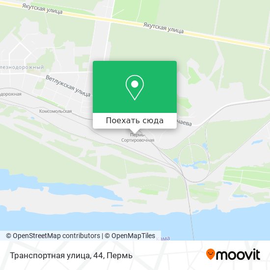 Карта Транспортная улица, 44