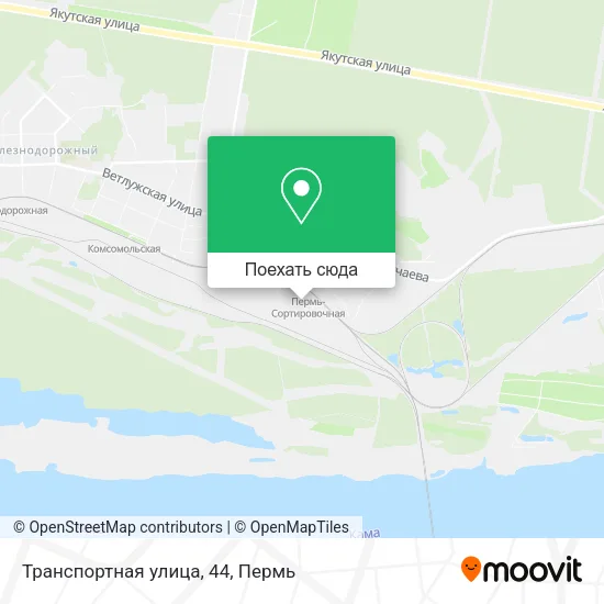 Карта Транспортная улица, 44