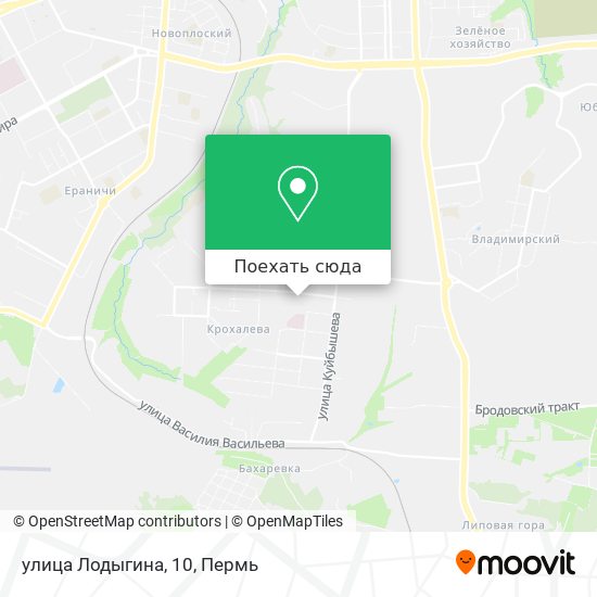 Карта улица Лодыгина, 10