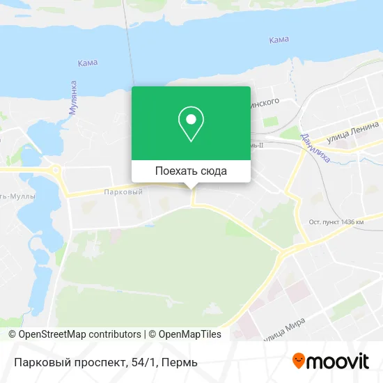 Карта Парковый проспект, 54/1