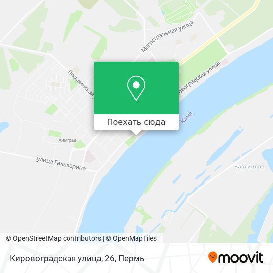 Карта Кировоградская улица, 26
