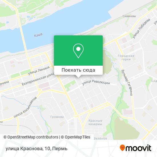 Карта улица Краснова, 10