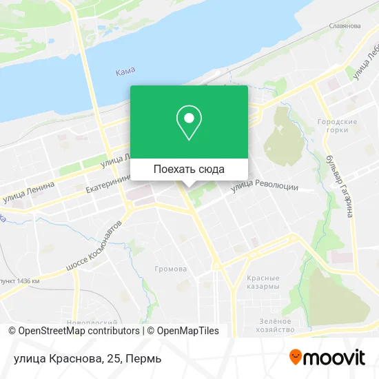 Карта улица Краснова, 25