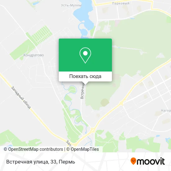 Карта Встречная улица, 33