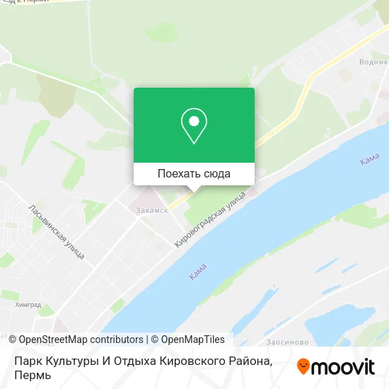 Карта Парк Культуры И Отдыха Кировского Района