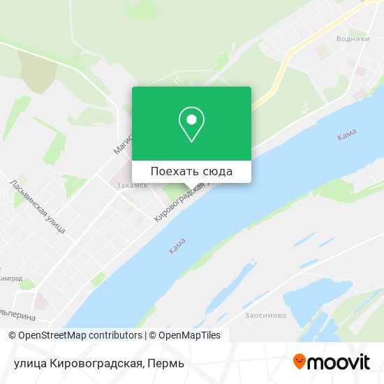 Карта улица Кировоградская