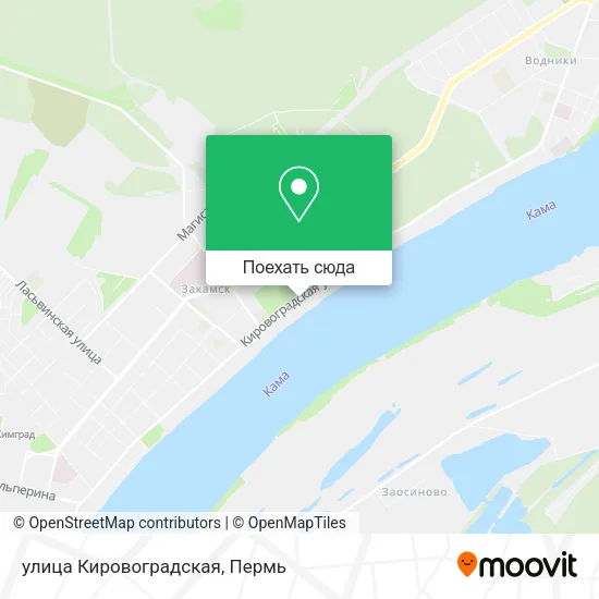 Карта улица Кировоградская