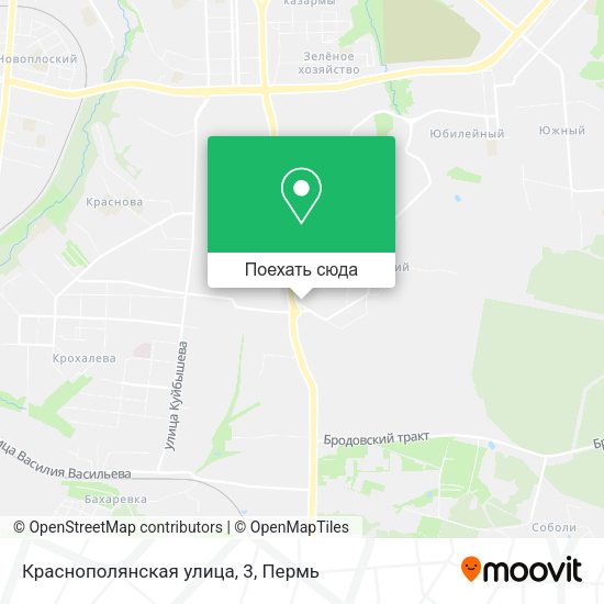 Карта Краснополянская улица, 3