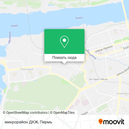 Карта микрорайон ДКЖ