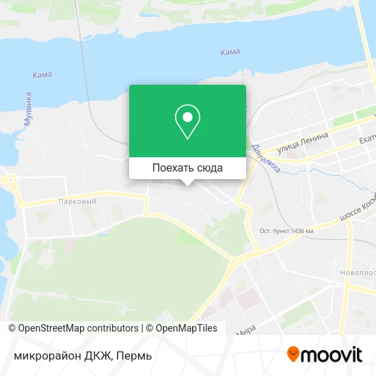 Карта микрорайон ДКЖ