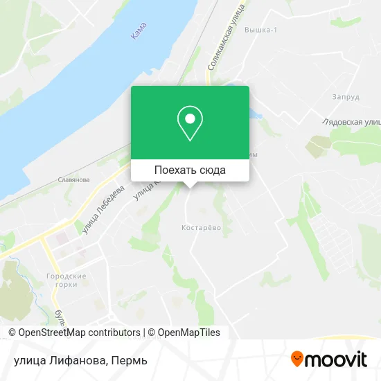 Карта улица Лифанова