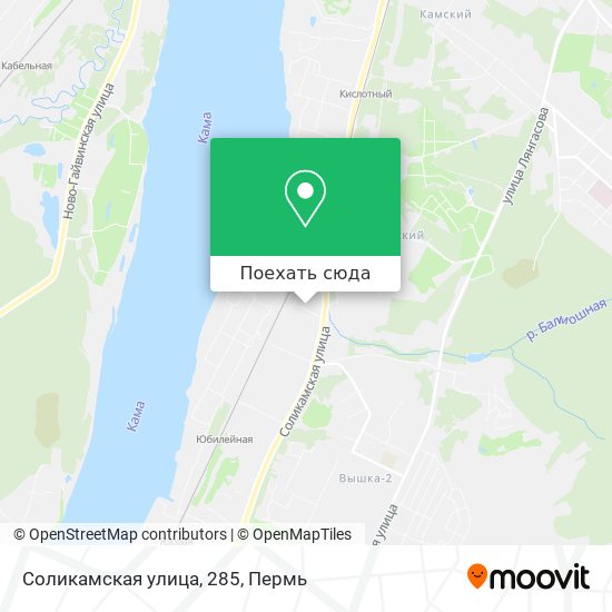 Карта Соликамская улица, 285