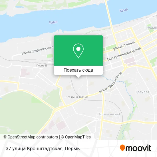 Карта 37 улица Кронштадтская