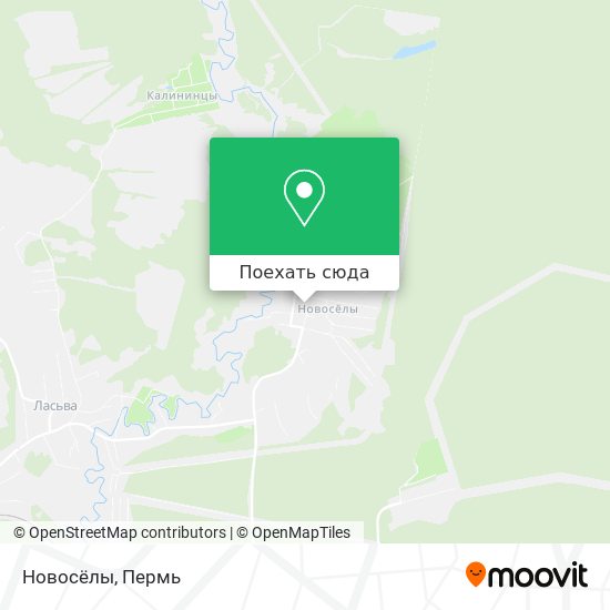 Карта Новосёлы