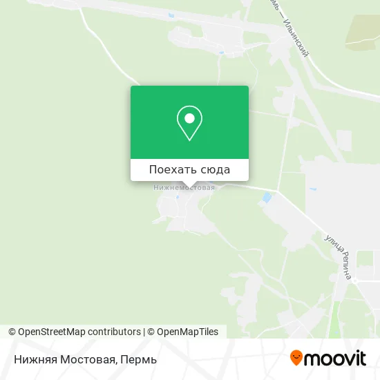 Карта Нижняя Мостовая