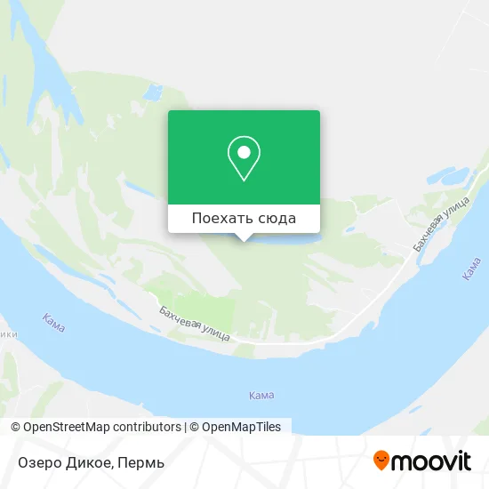 Карта Озеро Дикое