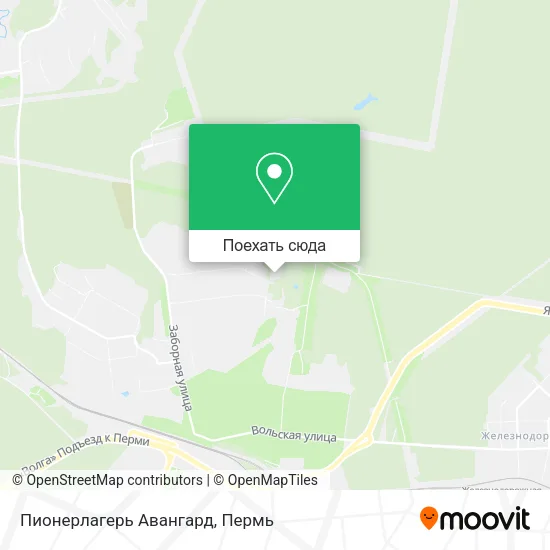 Карта Пионерлагерь Авангард