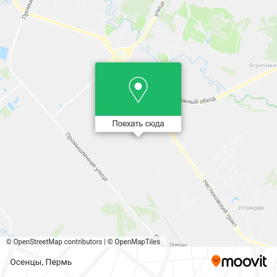 Карта Осенцы