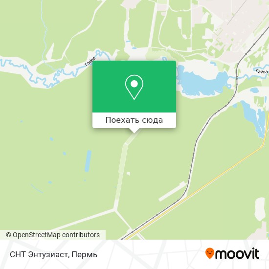 Карта СНТ Энтузиаст