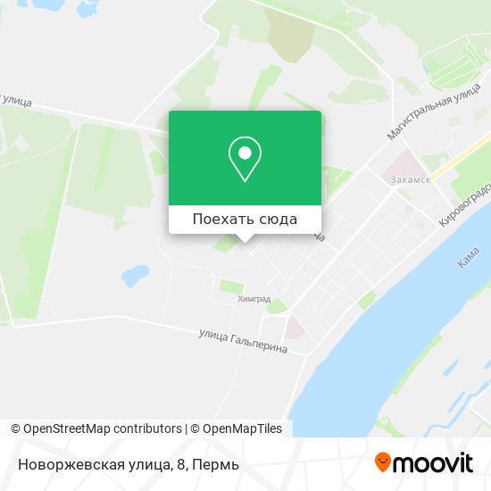 Карта Новоржевская улица, 8