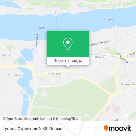 Карта улица Строителей, 48