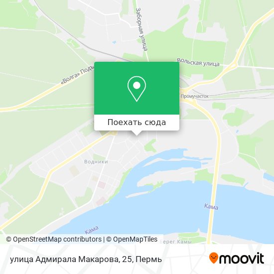Карта улица Адмирала Макарова, 25