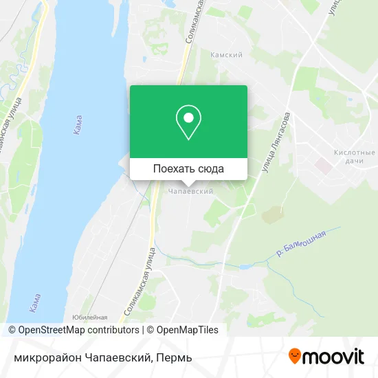 Карта микрорайон Чапаевский
